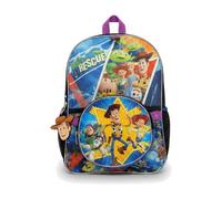 Disney Toy Story Backpack with Lunch Box for Boys, 17" Woody and Buzz Set