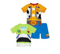 Disney Toy Story Boys Swim Set 3 Piece | Woody and Buzz Lightyear Swimming Costume for Boys | Childrens Swimwear | Blue 18-24 Months