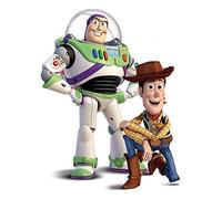 Disney Toy Story Buzz and Woody Canvas Print, Multi-Colour, 60 x 80 cm