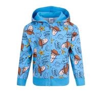 Disney Toy Story Buzz and Woody Zip through Hoodie for children, 100% Cotton, Blue