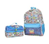 Disney Toy Story Buzz Lightyear Boys Backpack, Lightweight School Bag, Casual Travel Daypack Book Bag Kids Rucksack (Backpack & Lunch Bag)