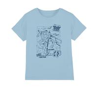Disney Toy Story Buzz Lightyear Sketch Kids T Shirt, Light Blue, 7-8