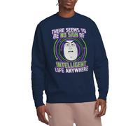 Disney Toy Story Buzz No Sign Of Intelligent Life Unisex Sweatshirt, Navy, X-Large