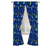 Disney Toy Story Buzz & Woody 84" inch Drapes - Beautiful Room Décor & Easy Set Up, Bedding Features Forky, Ducky, & Bunny - Curtains Include 2 Tiebacks, 4 Piece Set (Official Disney Product)