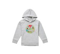 Disney Toy Story Christmas Wreath Toy Story, Monsters Inc., Cars, Up Youth Kids Pull-Over Hoodie, Athletic Heather in Grey | Size: 5-6 Years Disney Grey 5-6 Years