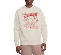 Disney Toy Story Duke Caboom Retro Unisex Sweatshirt, Natural, Small