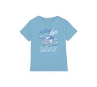 Disney Toy Story Falling with Style Woody and Buzz Kids T Shirt, Light Blue, 5-6