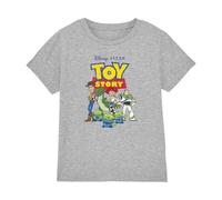 Disney Toy Story Group Boys T Shirt, Grey Heather, 9-10 Years