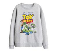 Disney Toy Story Group Kids Sweatshirt, Athletic Heather, 9-11
