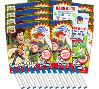 Disney Toy Story Imagine Ink Coloring Book Set for Kids - 12 Pack No-Mess Magic Ink Pixar Toy Story Coloring Books with Barn Bots Stickers and Door H