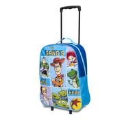 Disney Toy Story Kids Cabin Bag Suitcase for Boys - Lightweight with Wheels & Telescopic Handle - Ideal for Short Breaks, Holidays, Sleepovers, School Trips (Toy Story)