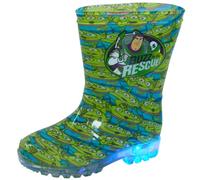 Disney Toy Story Light Up Wellington Boots Kids Buzz Aliens Rain Snow Flashing Lights Unisex Wellies