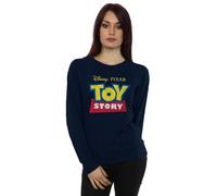 Disney Toy Story Logo Sweatshirt In Mid Navy Mid Navy L