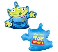 Disney Toy Story Officially Licenced Shaped Cushion | Super Soft | Explore Design | Alien Shaped Pillow | Perfect For Bedroom Or Living Room Décor | 37 x 43cm | Blue
