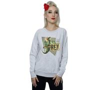 Disney Women's Toy Story Partysaurus Rex Sweatshirt in Grey | Size: Small Disney Grey S