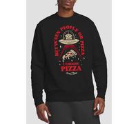 Disney Toy Story Pizza Or People Sweatshirt, Black Black M