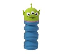 Disney Toy Story Silicone Extending Pencil case with a Character lid for School, Art and Travel (Alien)