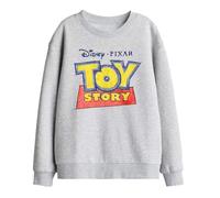 Disney Toy Story Sketch Logo Kids Sweatshirt, Athletic Heather, 5-6