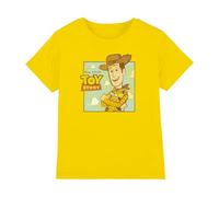 Disney Toy Story Woody Clouds Box Kids T Shirt, Yellow, 7-8