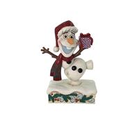 Disney Traditions 6016888 Olaf Holding Gift - P01634