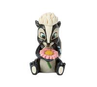 Enesco Disney Traditions by Jim Shore Bambi Flower The Skunk Miniature Figure, 9 cm, Multi-Colour