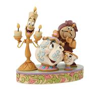 Disney Traditions by Jim Shore Lumiere Mrs Potts Cogsworth & Chip Figurine