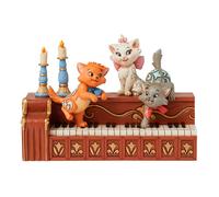 Enesco Disney Traditions Collection by Jim Shore The Aristocats Kittens Playing on a Piano Figurine- Stone Resin Hand Painted Collectible Classic Disney Figurines Home Decor Statue, 4.92 Inch