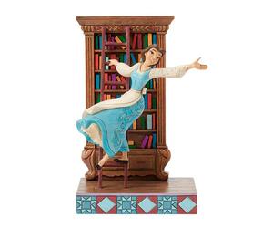 Disney Traditions by Jim Shore Belle on Bookcase Figurine