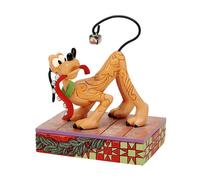 Disney Traditions by Jim Shore Jolly Jingle Tail Pluto with Bells Christmas Figurine
