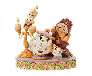 Disney Traditions by Jim Shore Lumiere Mrs Potts Cogsworth & Chip Figurine