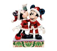 Disney Traditions by Jim Shore Mickey & Minnie Mistletoe Christmas Figurine