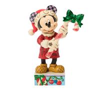 Disney Traditions by Jim Shore Mickey with Candy Cane Christmas Figurine