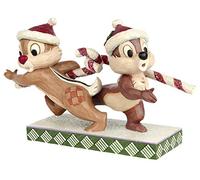 Disney Traditions Candy Cane Caper - Chip N Dale Figurine