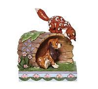 Disney Traditions Fox And Hound On Log Figurine, Multicolour, S, 6008077
