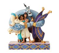 Disney Traditions Group Hug Aladdin Figurine, Multicolor
