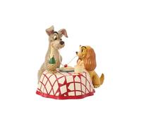 Disney Traditions Lady and Tramp Spaghetti Scene LED Figurine