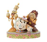 Disney Traditions by Jim Shore Lumiere Mrs Potts Cogsworth & Chip Figurine