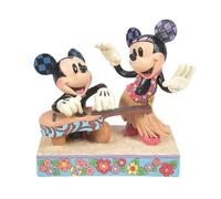 Disney Traditions Mickey And Minnie Hawaii Figurine