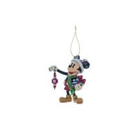 Disney Traditions Mickey Holding Xmas Gift Hanging Ornament