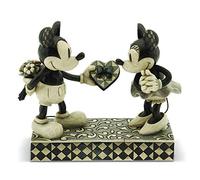 Disney Traditions Mickey & Minnie Black and White Figurine