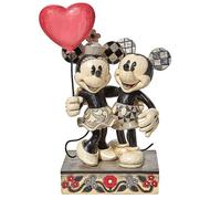 Disney Traditions Mickey And Minnie Heart Love Is In The Air Figurine