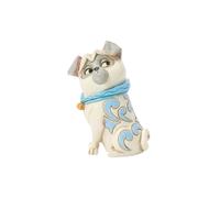 Enesco Disney Traditions by Jim Shore Pocahontas Percy The Pug Dog Miniature Figurine, 3.35 Inch, Multicolor