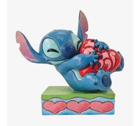 Disney Traditions Stitch Hugging A Heart Figurine 6014316