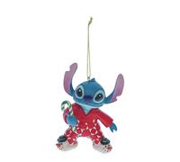 Disney Traditions Stitch In Holiday PJs Hanging Ornament