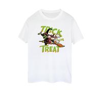 Disney Trick Or Treat Cotton Boyfriend T-Shirt In White White