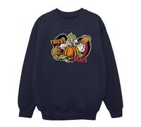 Disney Trick Or Treat Ursula Villains Sweatshirt In Navy Navy 4XL