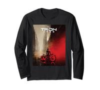 Disney TRON: Ares Lightcycle City Official Movie Poster Art Long Sleeve T-Shirt