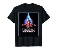 Disney TRON Official 1982 Original Movie Poster Art and Logo T-Shirt