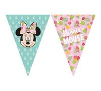 Disney Tropical Minnie Mouse Banner Blue/pink (One Size)