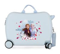 Disney Trust Your Journey Rolling Suitcase 2 Multi-Direction Spinner Wheels,Blue